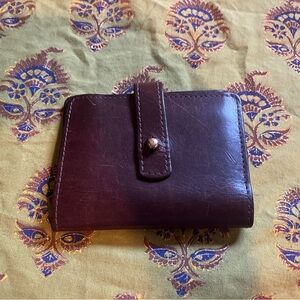 J. W. Hulme small Linwood wallet in American heritage leather